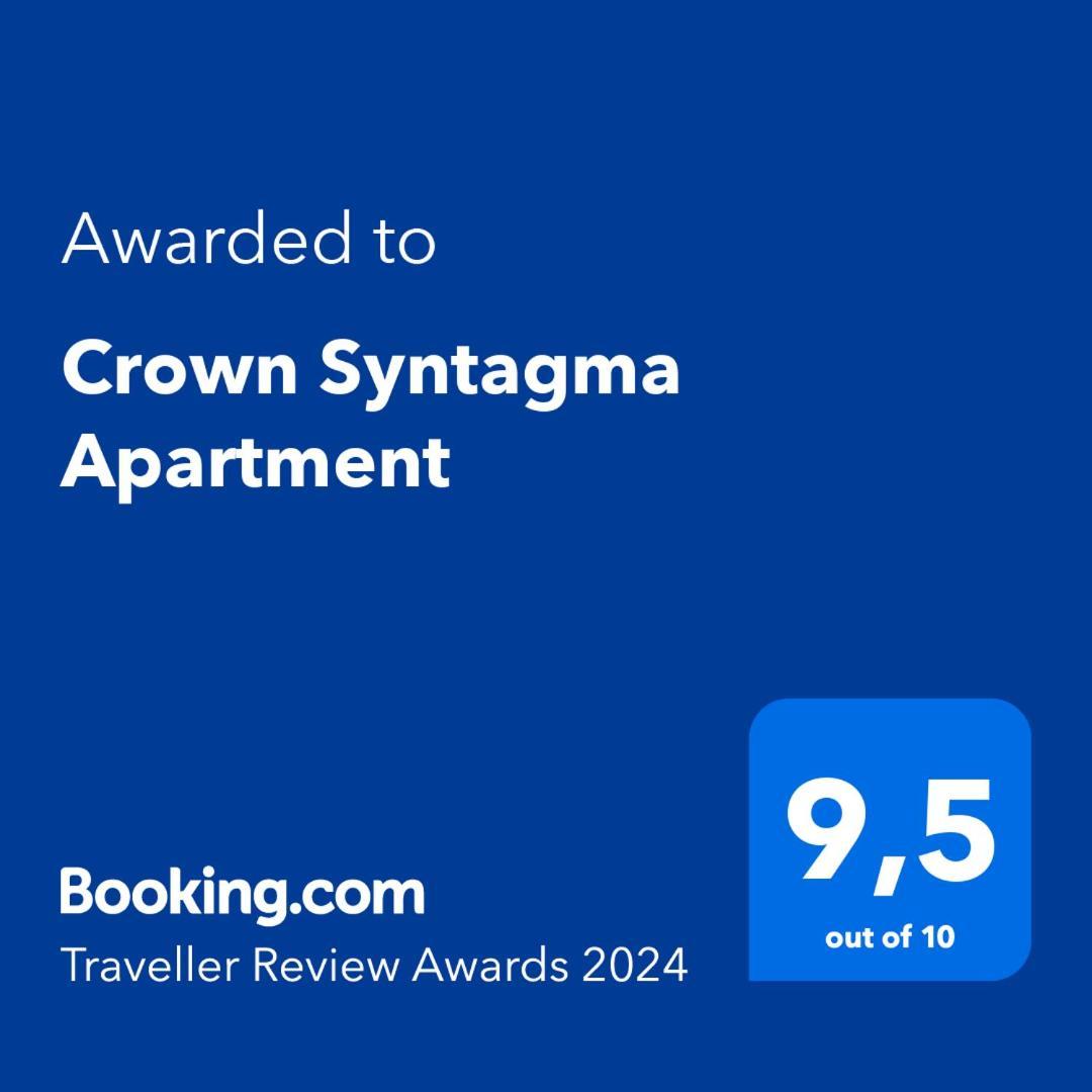 Crown Syntagma Apartment Atény Exteriér fotografie